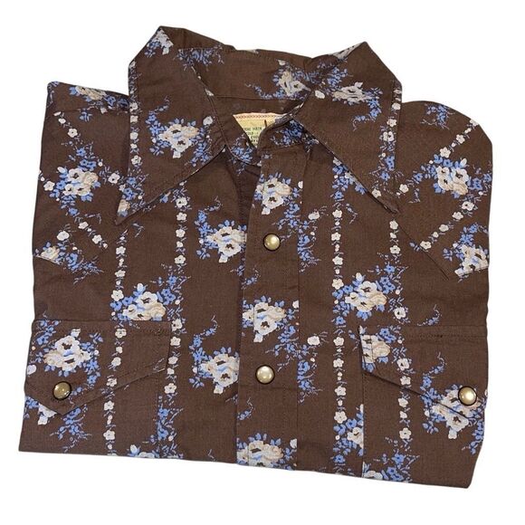 Set Of 2 Western Frontier BDG Mens Pearl Snap Button Up Shirt Multicolor Medium - Picture 2 of 6